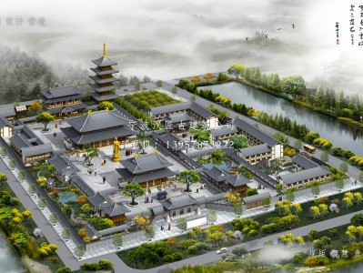 吴兴寺庙建筑总体规划方案